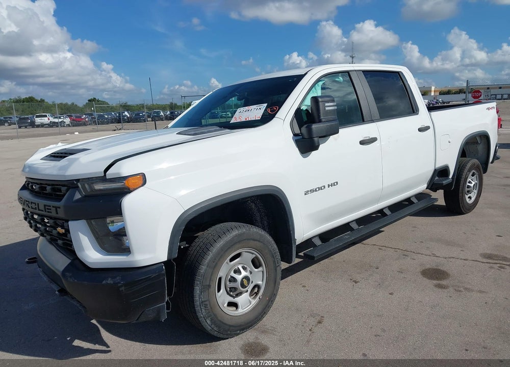 2020 CHEVROLET SILVERADO 2500HD 4WD STANDARD BED WT VIN: 1GC4YLE70LF336038