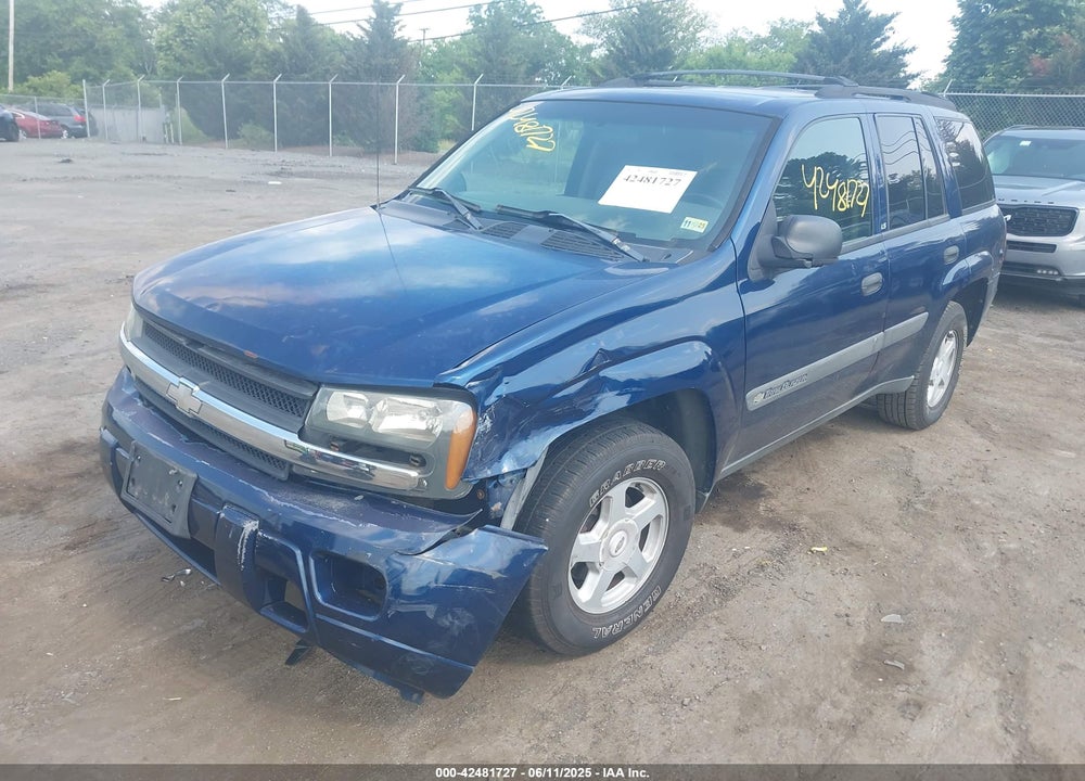 2003 CHEVROLET TRAILBLAZER LS VIN: 1GNDT13SX32223898