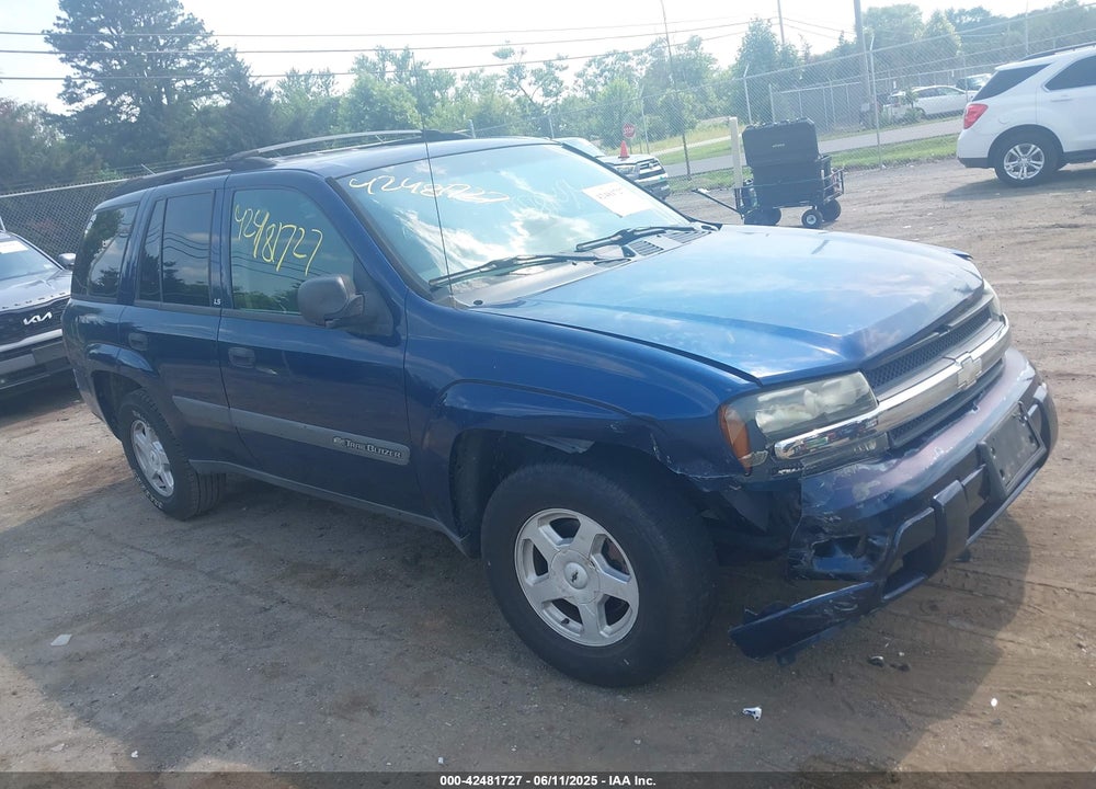 2003 CHEVROLET TRAILBLAZER LS VIN: 1GNDT13SX32223898