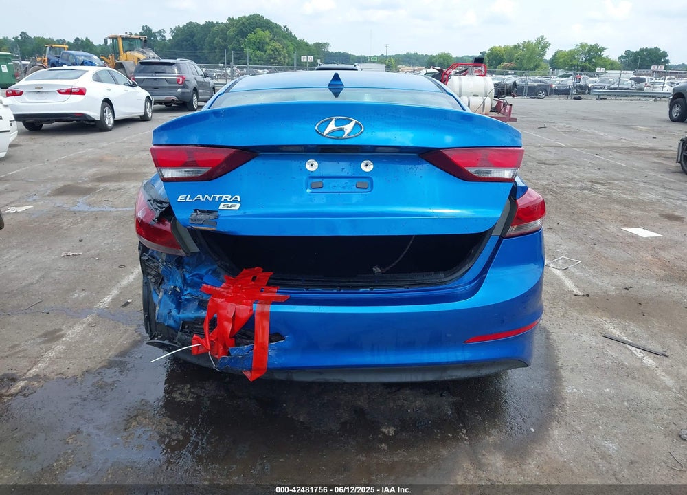 2017 HYUNDAI ELANTRA SE VIN: KMHD74LF3HU072640