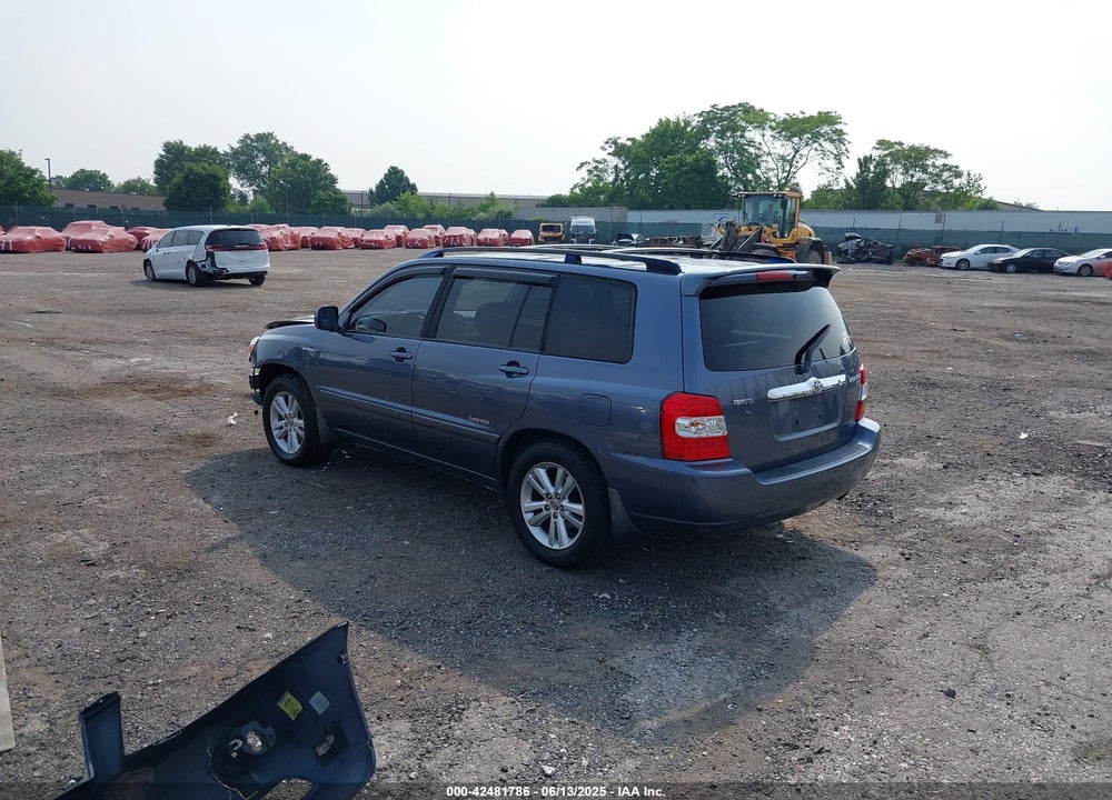 2007 TOYOTA HIGHLANDER HYBRID VIN: JTEDW21A670020438