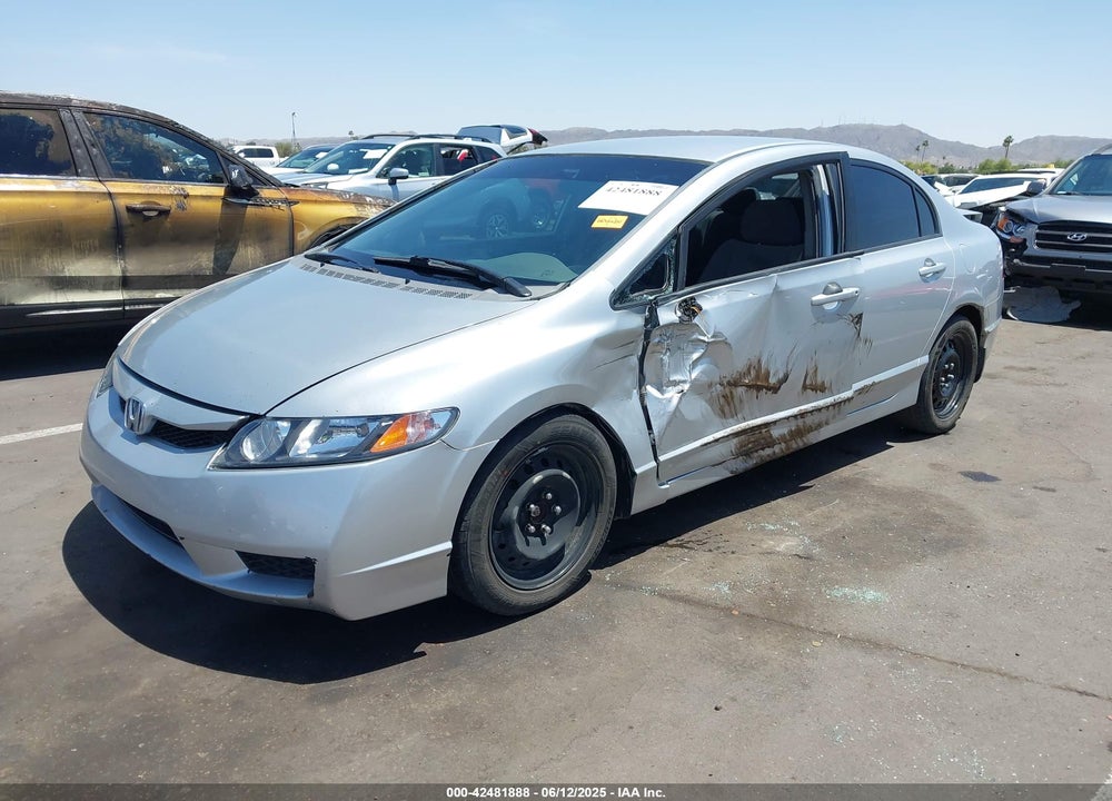 2009 HONDA CIVIC LX VIN: 1HGFA16599L006666
