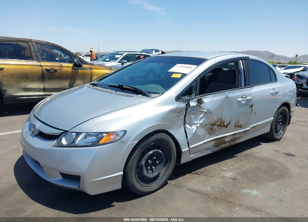 2009 HONDA CIVIC LX VIN: 1HGFA16599L006666