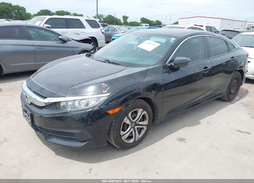 2016 HONDA CIVIC VIN: 19XFC2F50GE056490