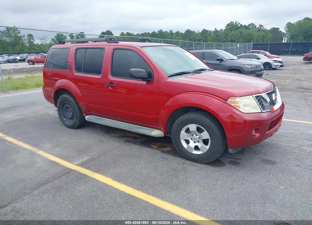 2010 NISSAN PATHFINDER S FE+ VIN: 5N1AR1NN8AC606324