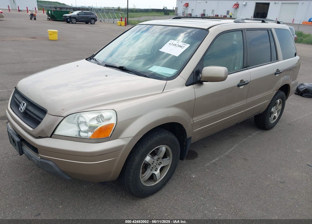 2005 HONDA PILOT EX-L VIN: 5FNYF18535B053825