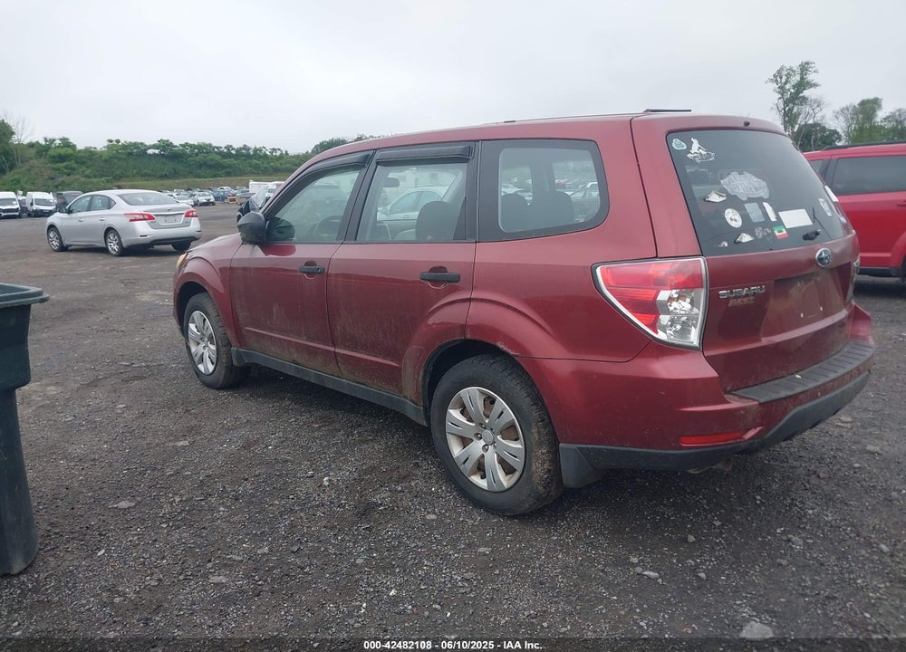 2009 SUBARU FORESTER 2.5X VIN: JF2SH616X9H772903