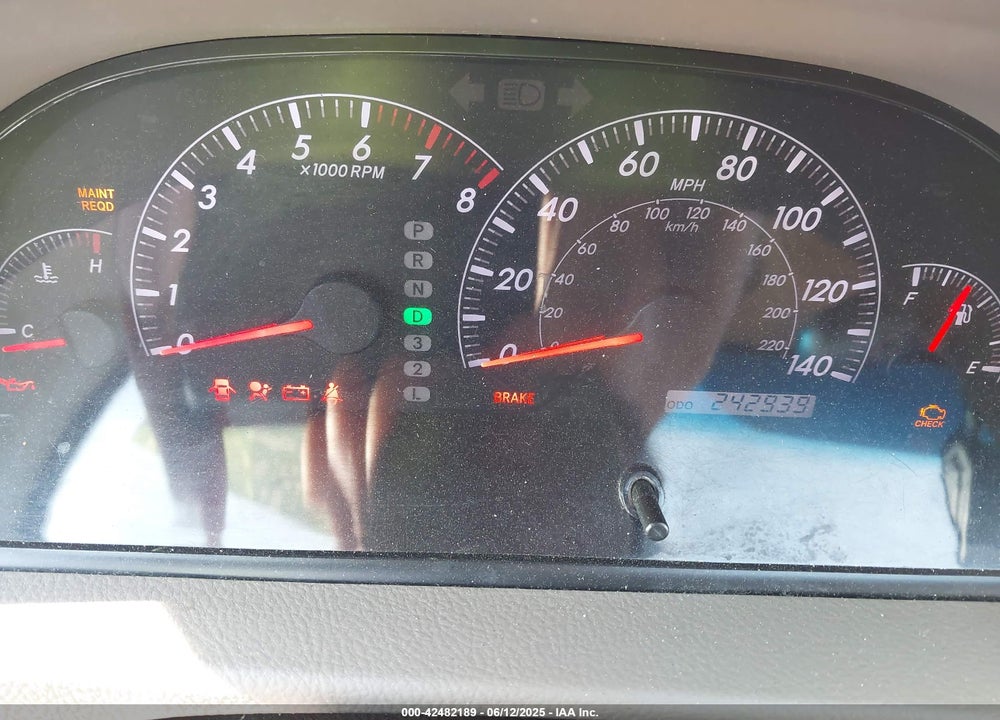 2005 TOYOTA CAMRY LE/XLE/SE VIN: 4T1BF30K05U596653
