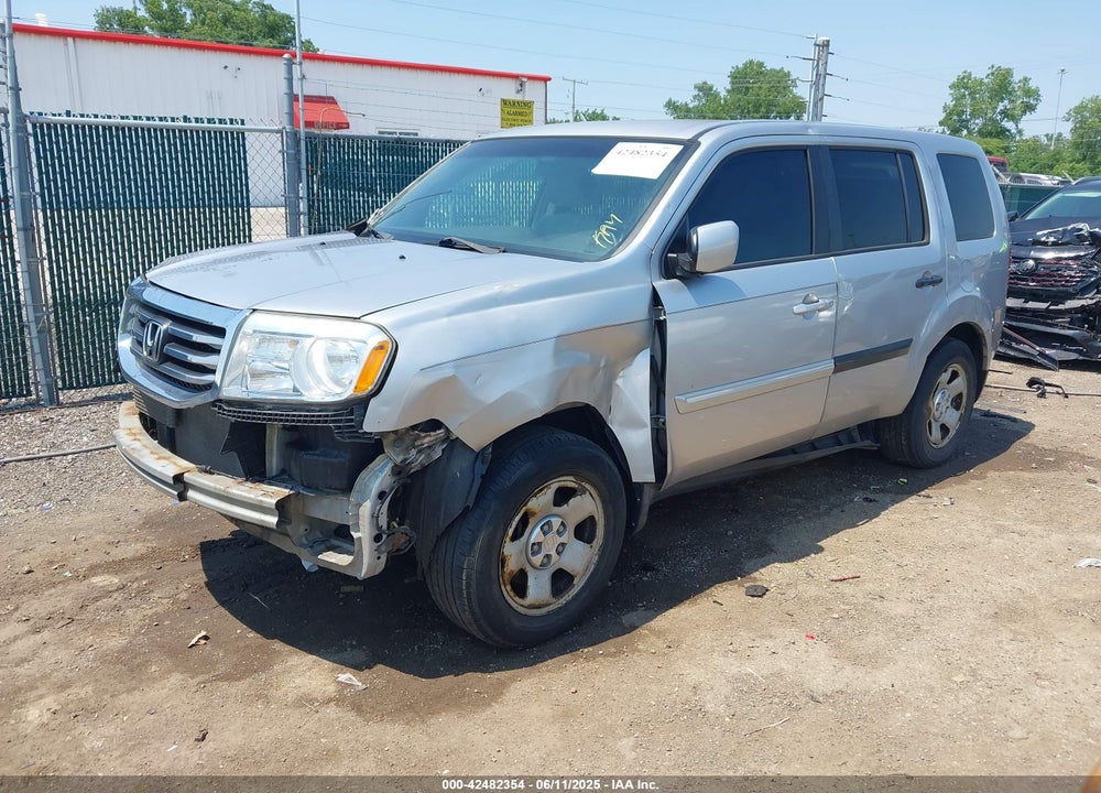 2012 HONDA PILOT VIN: 5FNYF4H21CB012839