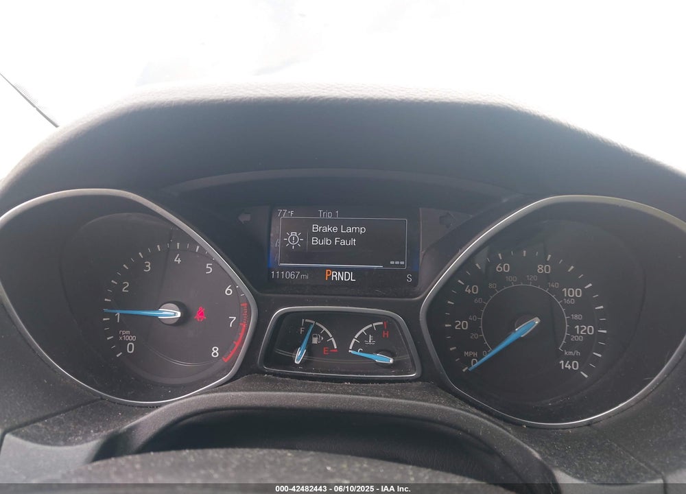 2017 FORD FOCUS VIN: 1FADP3F24HL346463