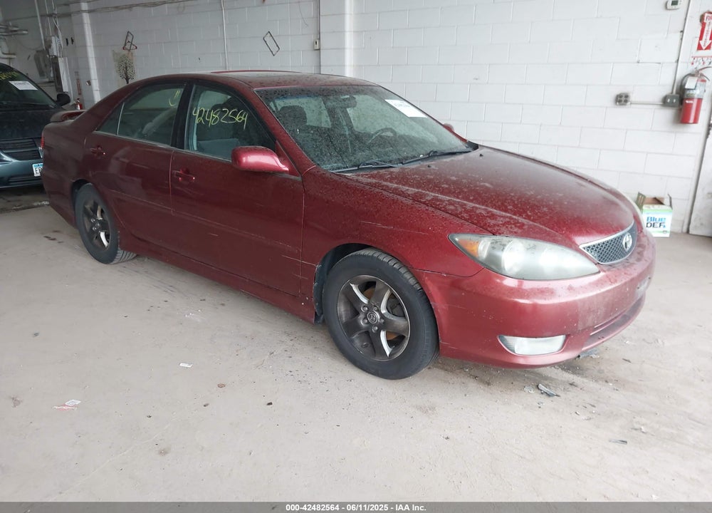 2005 TOYOTA CAMRY SE VIN: 4T1BE32K65U399230