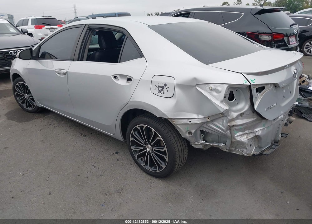 2015 TOYOTA COROLLA VIN: 2T1BURHE0FC401922