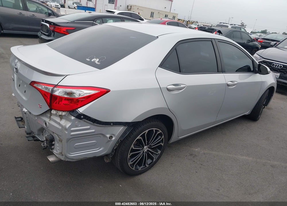 2015 TOYOTA COROLLA VIN: 2T1BURHE0FC401922