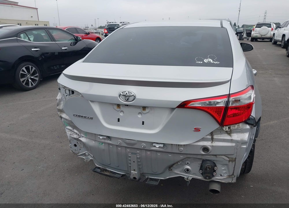 2015 TOYOTA COROLLA VIN: 2T1BURHE0FC401922