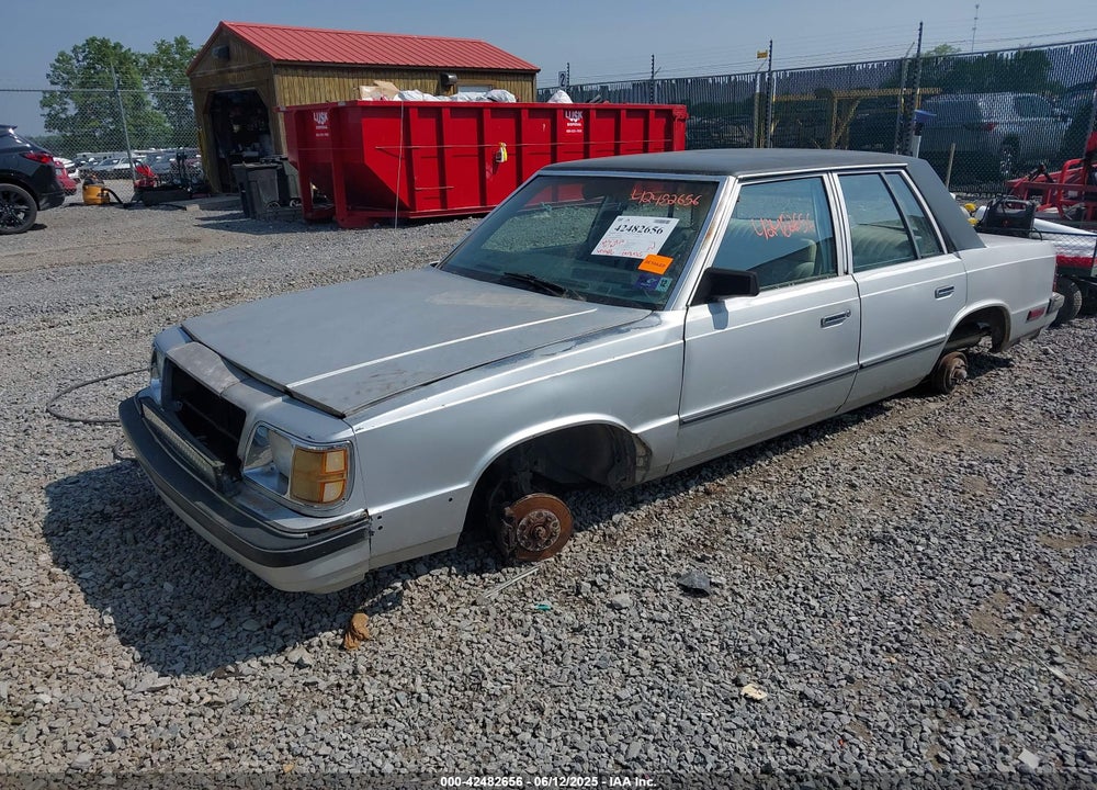 1986 DODGE ARIES VIN: 1B3BD26D4GC160119