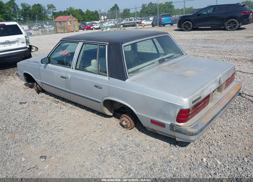 1986 DODGE ARIES VIN: 1B3BD26D4GC160119