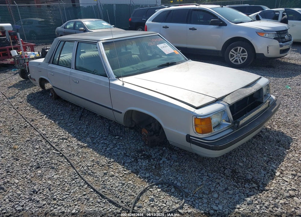 1986 DODGE ARIES VIN: 1B3BD26D4GC160119