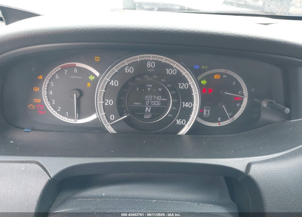 2013 HONDA ACCORD VIN: 1HGCR2F74DA100333