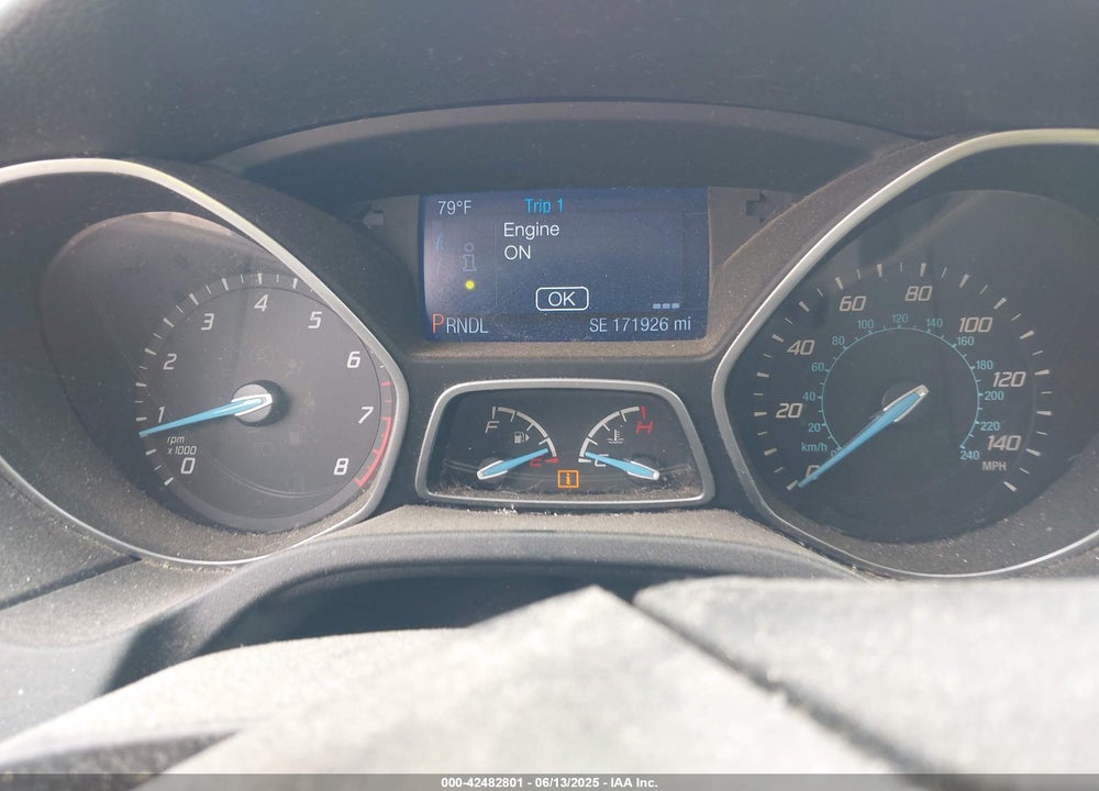 2014 FORD FOCUS VIN: 1FADP3K24EL234604