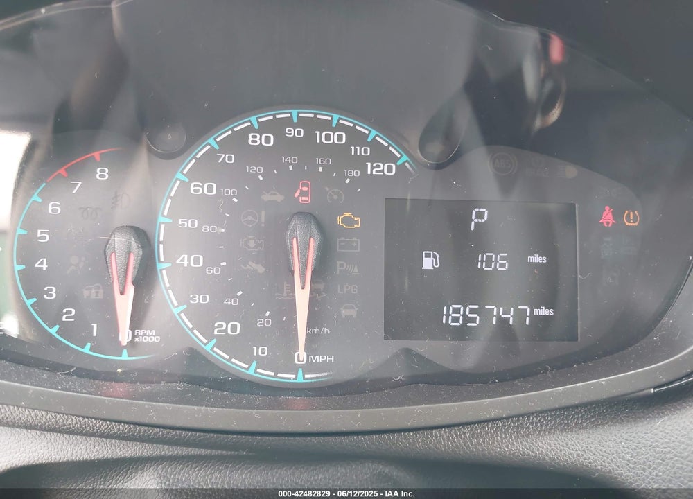 2016 CHEVROLET SPARK VIN: KL8CB6SA6GC538770