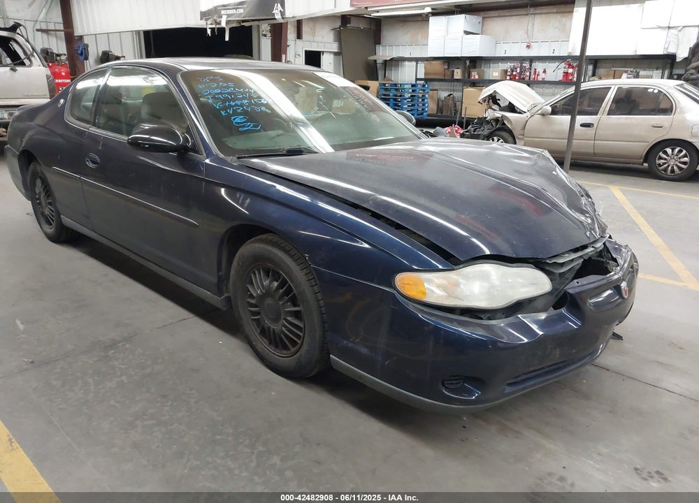 2002 CHEVROLET MONTE CARLO LS VIN: 2G1WW12E529151568