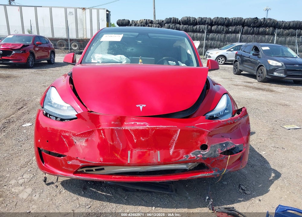 2021 TESLA MODEL Y LONG RANGE DUAL MOTOR ALL-WHEEL DRIVE VIN: 5YJYGDEE2MF062405
