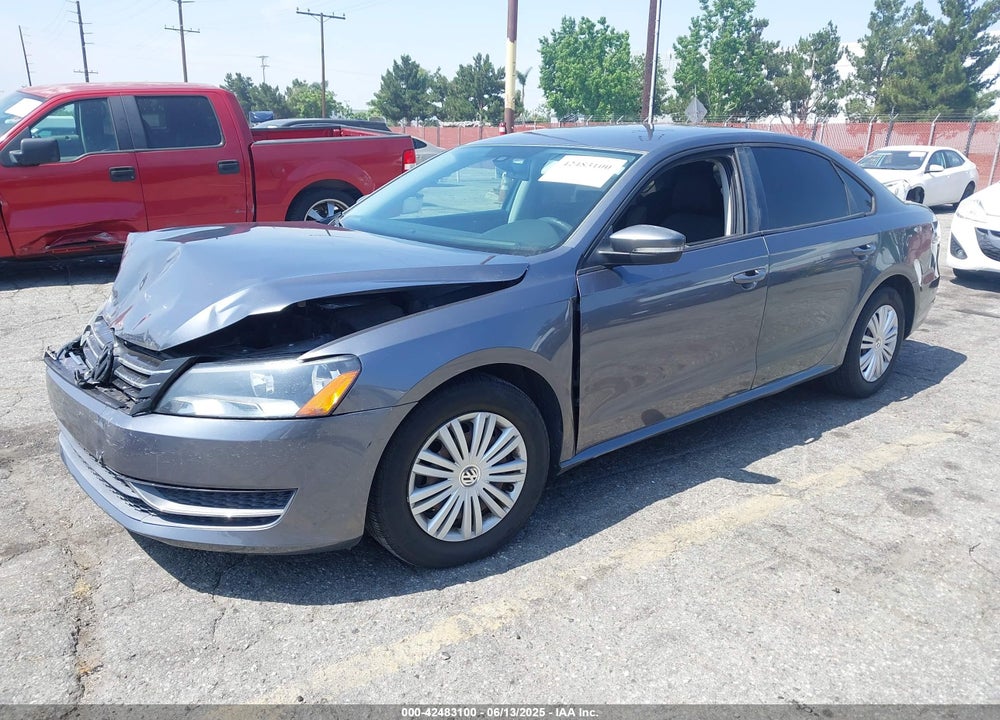 2014 VOLKSWAGEN PASSAT 2.5L S VIN: 1VWAP7A3XEC003928