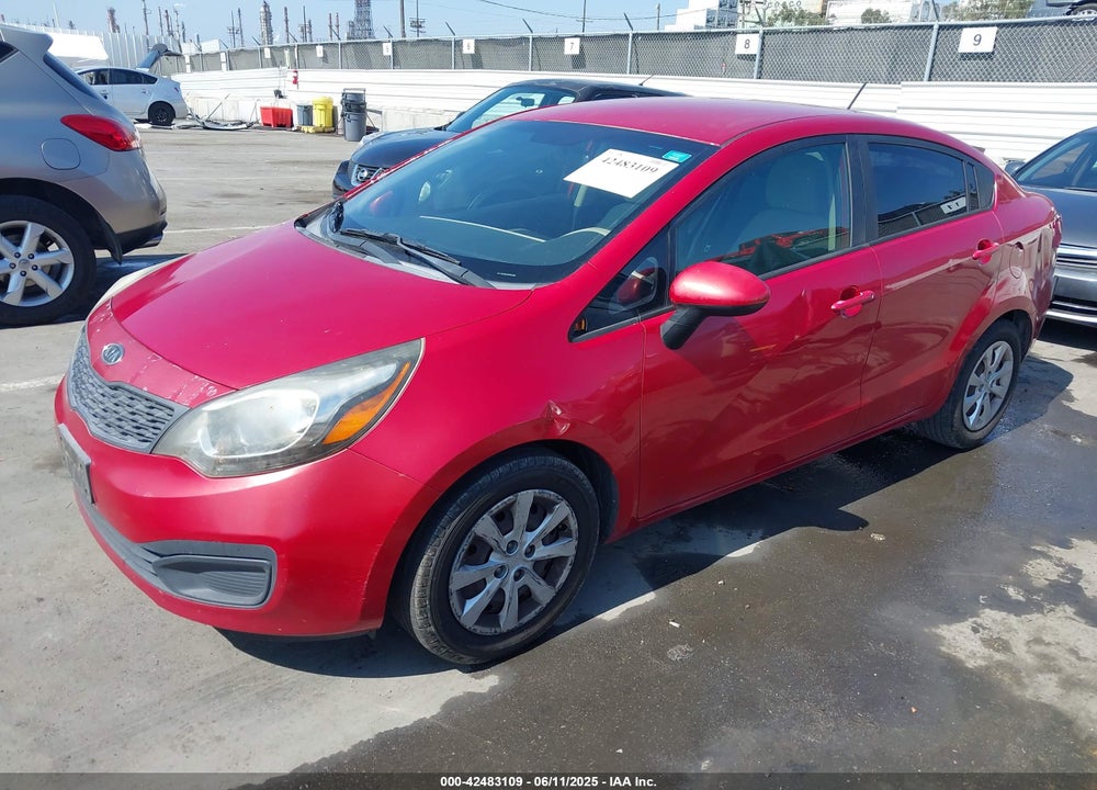 2013 KIA RIO LX VIN: KNADM4A33D6125080