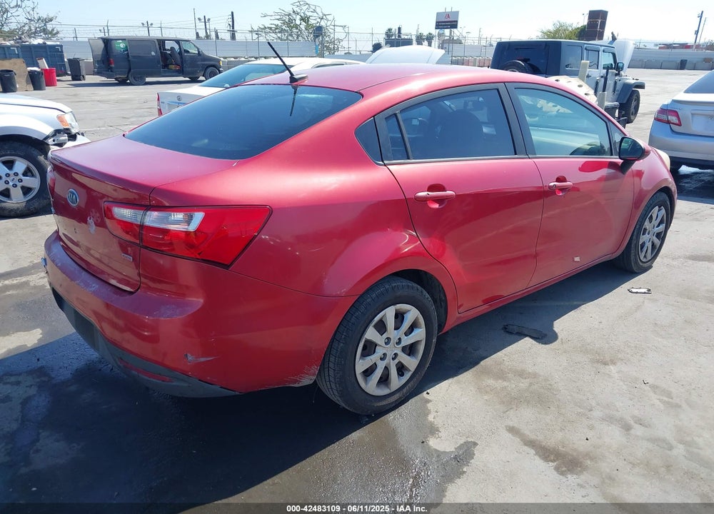 2013 KIA RIO LX VIN: KNADM4A33D6125080