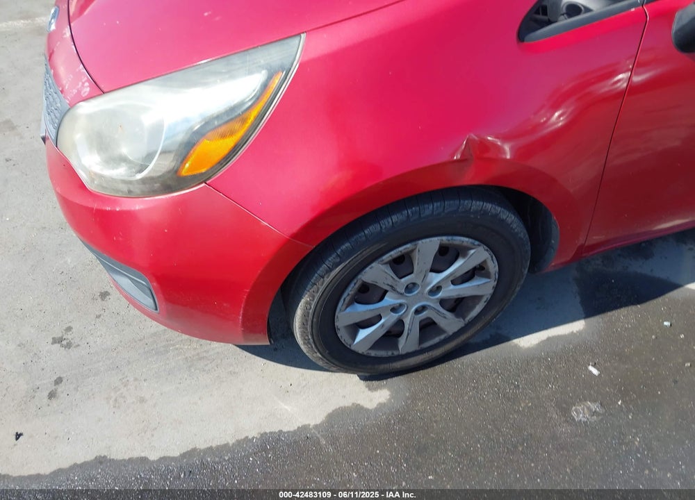2013 KIA RIO LX VIN: KNADM4A33D6125080