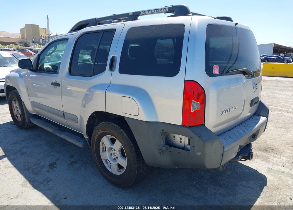 2005 NISSAN XTERRA S VIN: 5N1AN08U85C631951