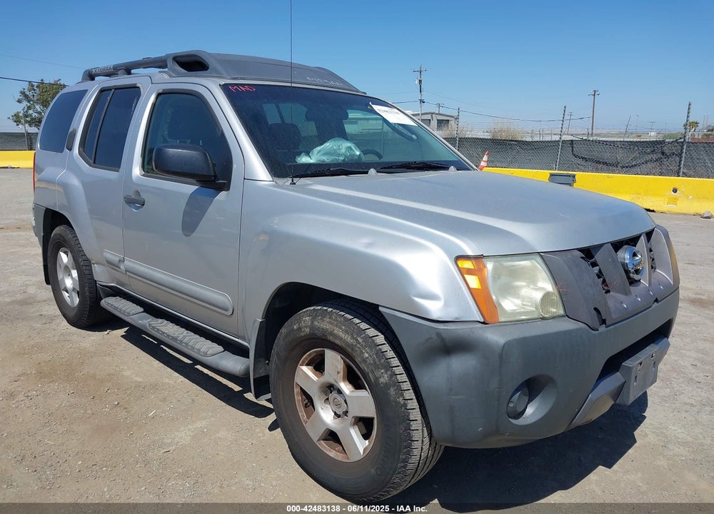 2005 NISSAN XTERRA S VIN: 5N1AN08U85C631951