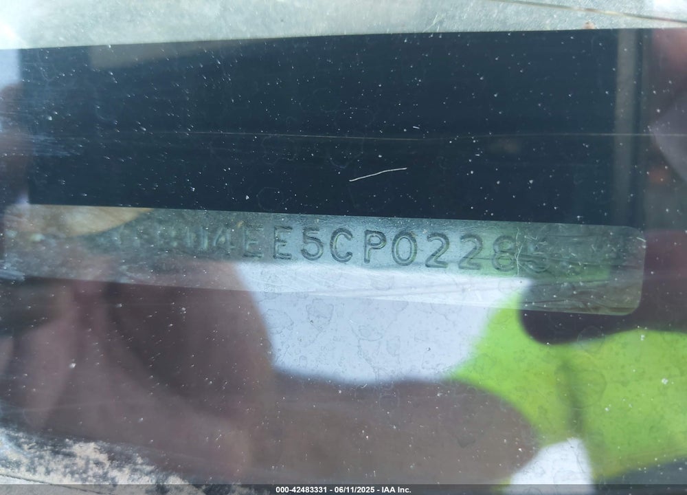 2012 TOYOTA COROLLA L VIN: 5YFBU4EE5CP022854
