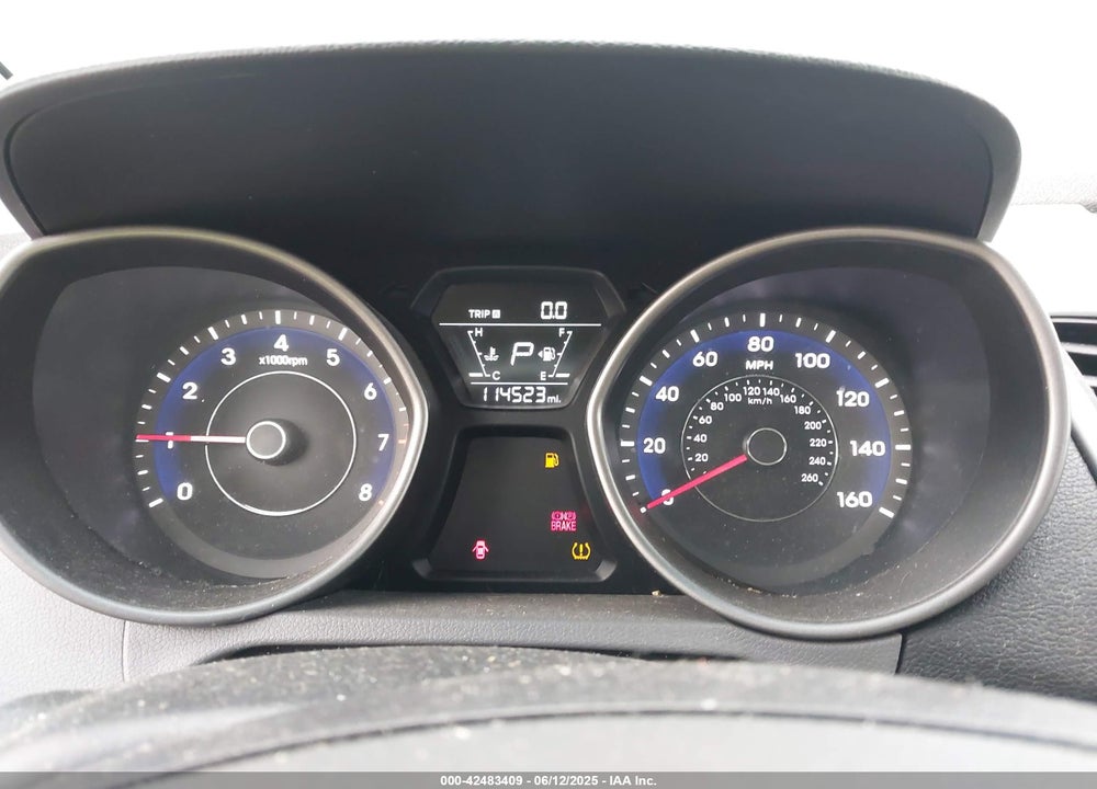 2016 HYUNDAI ELANTRA SE VIN: 5NPDH4AE0GH703882