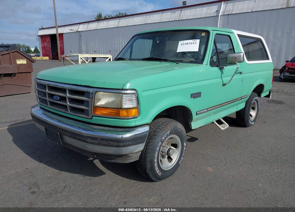 1995 FORD BRONCO U100 VIN: 1FMEU15N8SLB10358