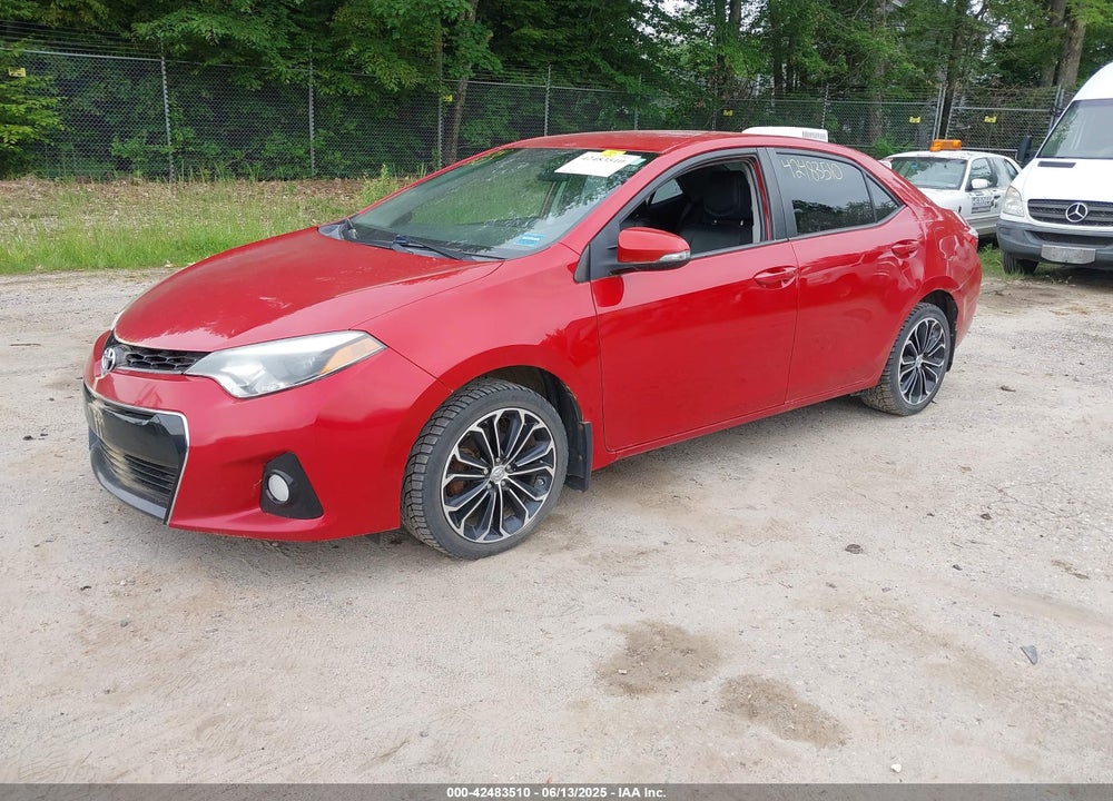 2015 TOYOTA COROLLA S PLUS VIN: 2T1BURHE3FC340498