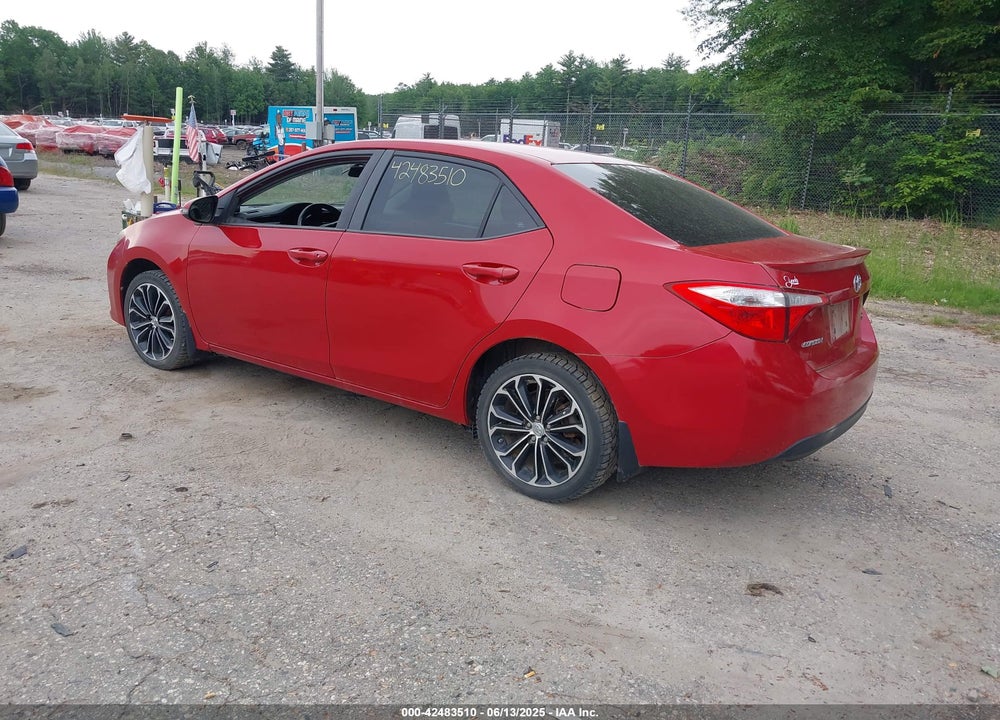 2015 TOYOTA COROLLA S PLUS VIN: 2T1BURHE3FC340498