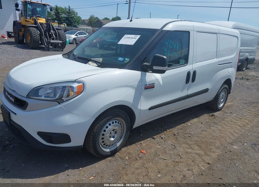 2022 RAM PROMASTER CITY CARGO VAN VIN: ZFBHRFAB0N6Y29931