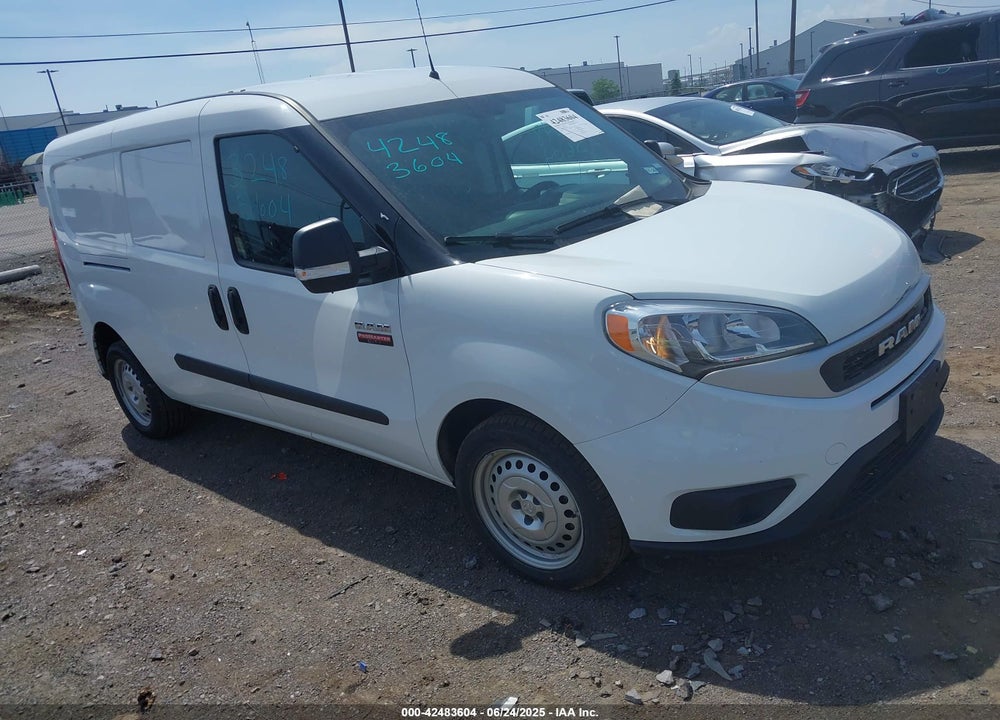 2022 RAM PROMASTER CITY CARGO VAN VIN: ZFBHRFAB0N6Y29931