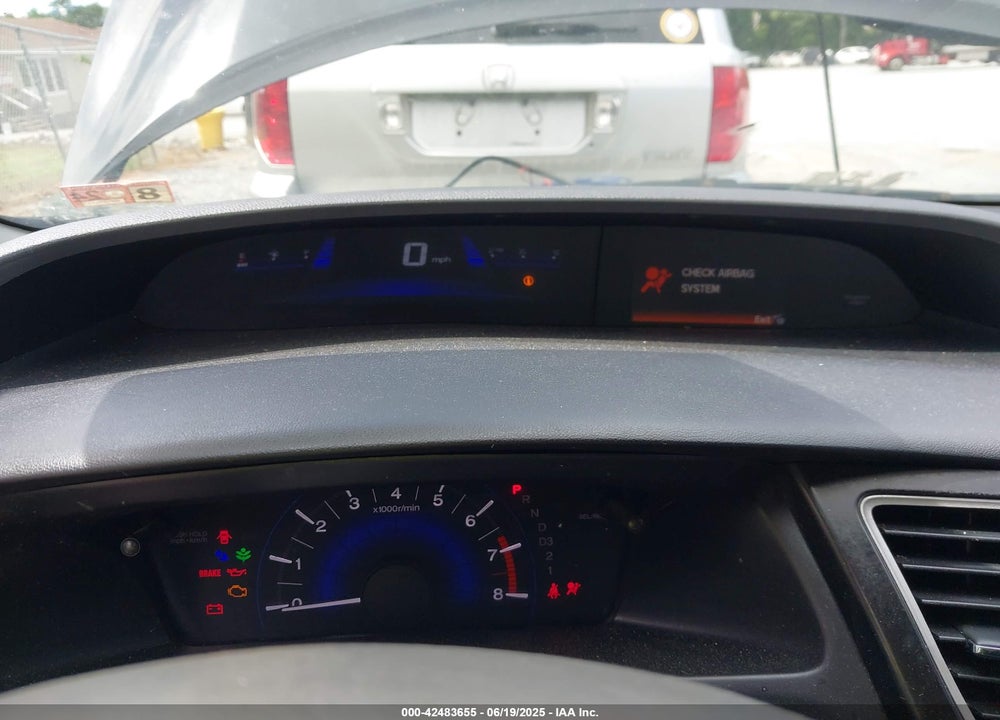 2013 HONDA CIVIC VIN: 19XFB2F53DE005077
