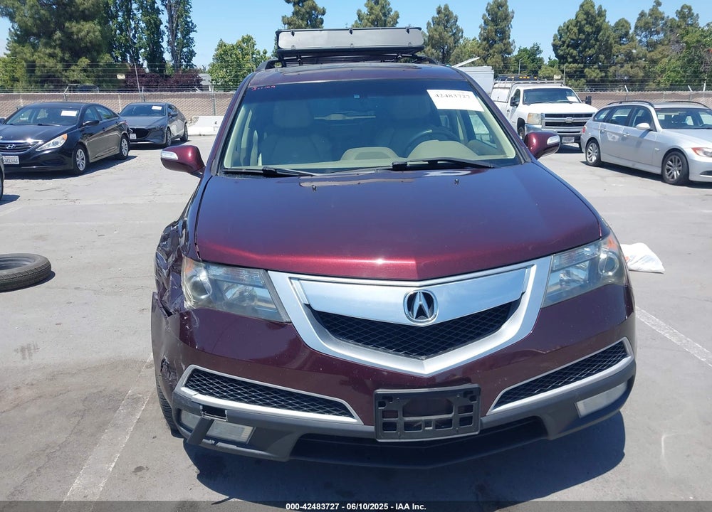 2011 ACURA MDX TECHNOLOGY PACKAGE VIN: 2HNYD2H68BH527062