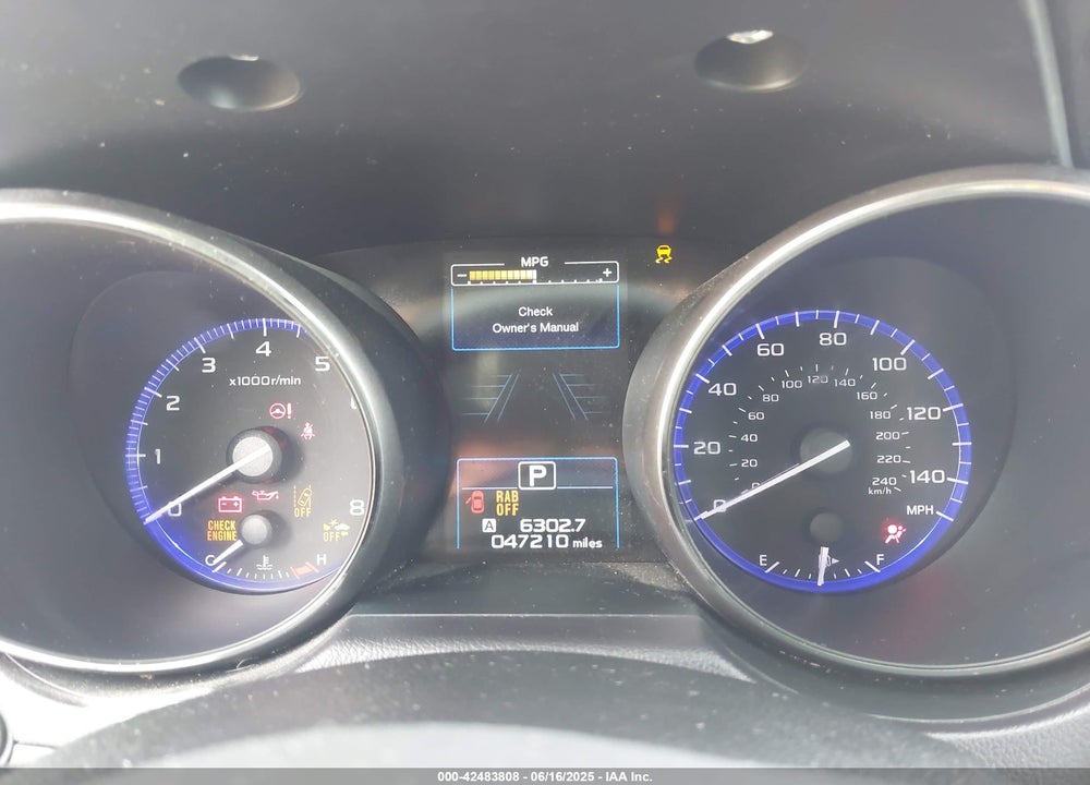 2017 SUBARU LEGACY VIN: 4S3BNAN6XH3041226