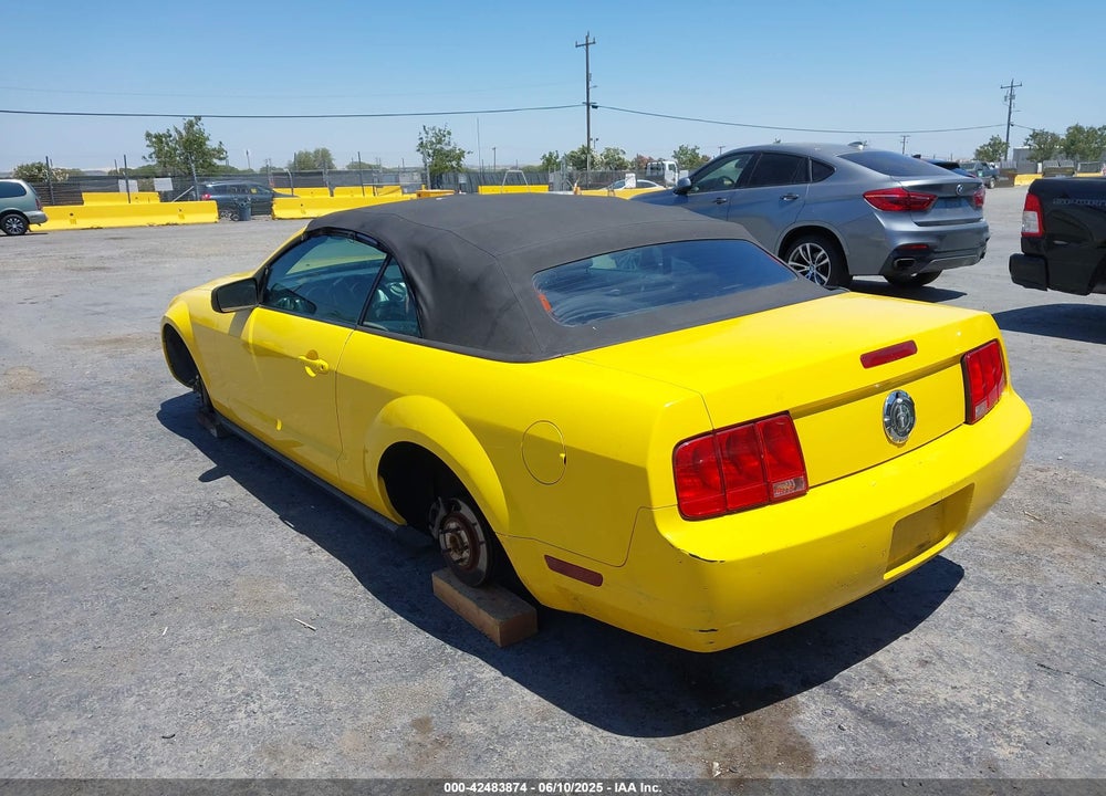 2006 FORD MUSTANG V6 VIN: 1ZVFT84N365221851