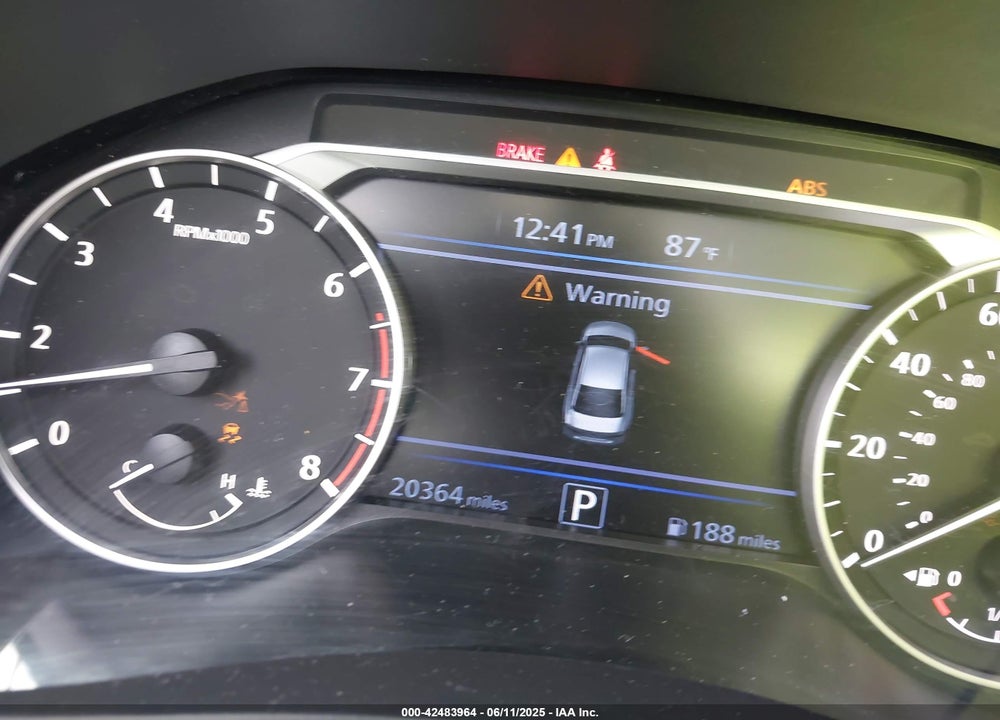 2020 NISSAN ALTIMA SR FWD VIN: 1N4BL4CV2LC134063