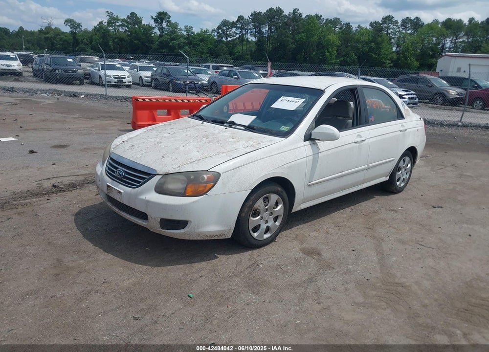 2009 KIA SPECTRA VIN: KNAFE221595606467
