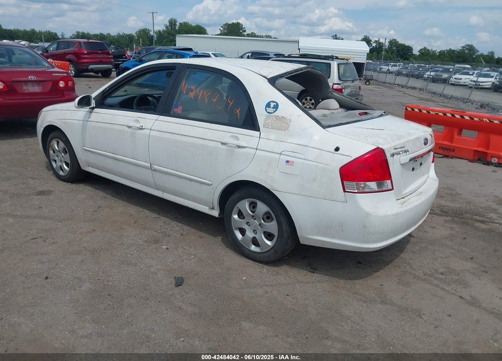 2009 KIA SPECTRA VIN: KNAFE221595606467