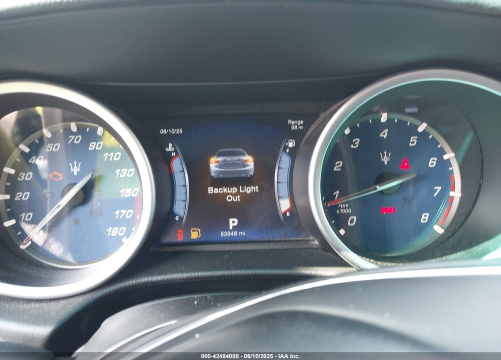 2015 MASERATI GHIBLI VIN: ZAM57XSA2F1133762