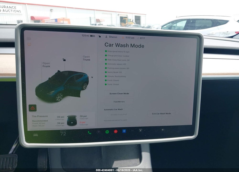2021 TESLA MODEL Y LONG RANGE DUAL MOTOR ALL-WHEEL DRIVE VIN: 5YJYGDEEXMF188575