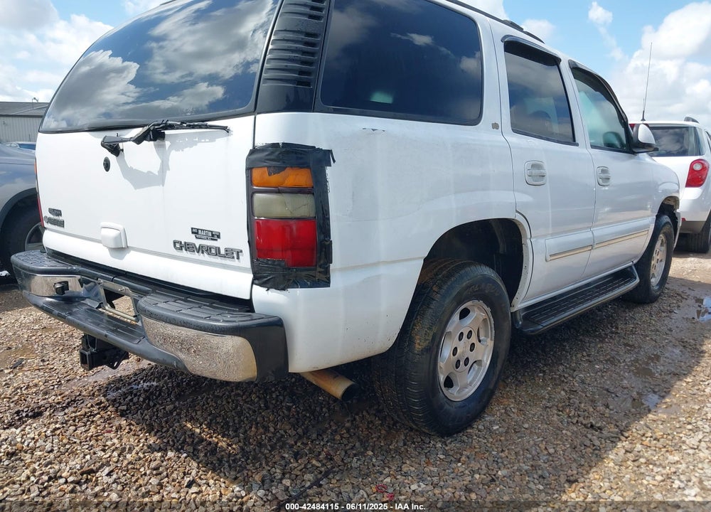 2004 CHEVROLET TAHOE LT VIN: 1GNEC13ZX4R127036