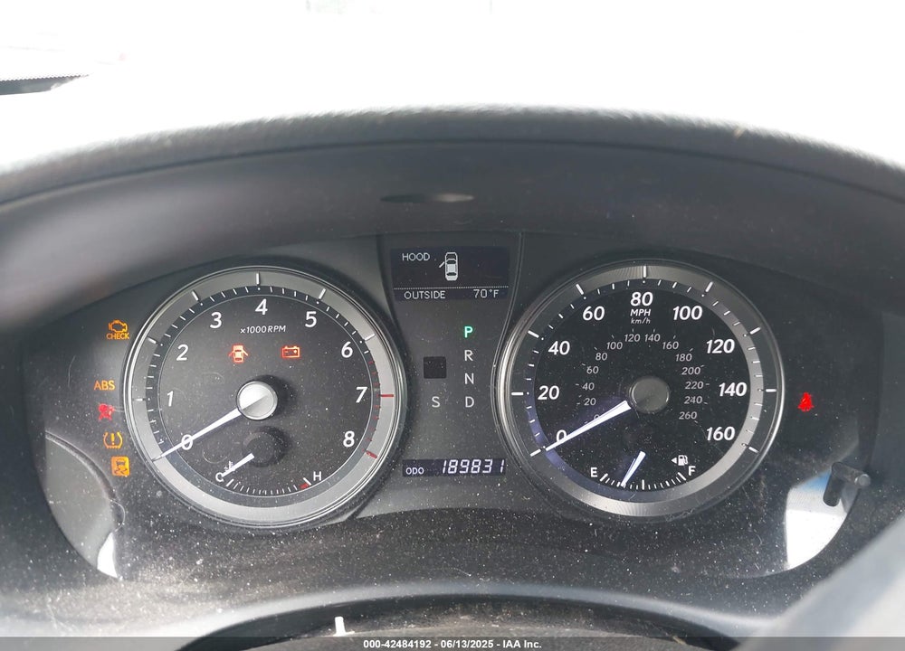 2012 LEXUS ES350 VIN: JTHBK1EG3C2481836